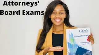 ATTORNEYS' BOARD EXAMS || WRITING ALL FOUR EXAMS AT ONCE