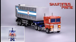 Robosen Optimus Prime Trailer and Roller Transformers Auto Converting Hasbro Product Reveal