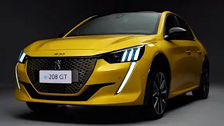 2022 Peugeot e-208 GT - Exterior and interior details, driving