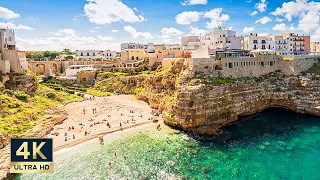 Polignano a Mare Italy 🇮🇹 4K Puglia Walking Tour