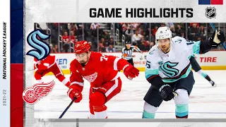 Kraken @ Red Wings 12/1/21 | NHL Highlights