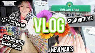 VLOG - The Internet Is A Weird Place + New Nails & Dollar Tree