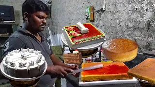 Making Of Cakes In Bakery Full Process | How To Make Cakes In Bakery | #Cakes