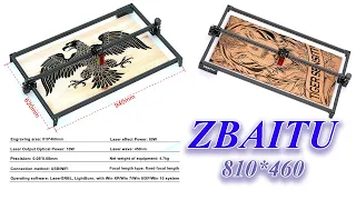 Лазерный гравёр ZBAITU M81-C80 Desktop Laser Engraving and Cutting Machine, Обзор и тестирование.