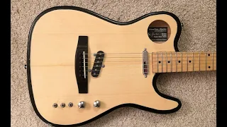 Building my own electro acoustic Telecaster Style Prototype