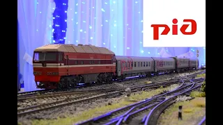 ТЭП70 с новыми вагонами TBЗ Siemens p/d .(1:87 НО)