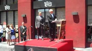 john o'hurleys speech at bryan cranston star ceremony 7 16 13