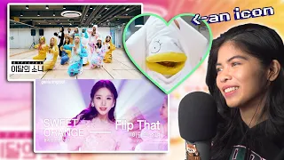 LOONA 이달의 소녀 "Flip That" Dance Practice + Play Color Video [reaction]