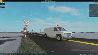 ROBLOX - Cars vs trains - Railroad crossing From Denmark (part 2)