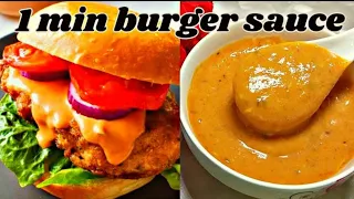 Burger Sauce Recipe | burger chili sauce | Perfect Burger Sauce | Delicious and Easy |