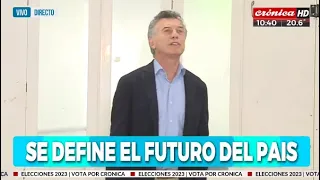 Mauricio Macri: "Hay que votar por ese futuro que nos merecemos"