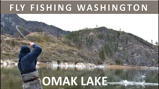 Fly Fishing Washington States Omak Lake on a Rainy day in March [Episode #33]