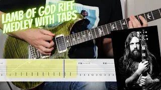 Lamb of God -5 Sick Riffs Medley with Guitar Tabs