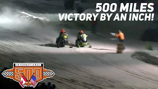 500-Mile Snowmobile Race Ends In Photo Finish | 2023 International 500