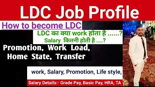Lower division clerk LDC  | LDC salary | LDC kya hota hai | LDC job profile | how to become ldc
