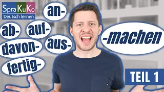 Deutsch lernen - Wortschatz B1 - C1 | 6 Verben mit machen - Teil 1