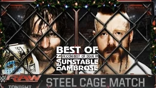 Highlights Dean Ambrose VS Sheamus Steel Cage match Raw 21.12.15