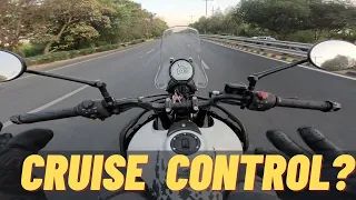 Cruise Control on Himalayan 450 ! &  Wind blast at High speeds  - Trail Ride Part 1