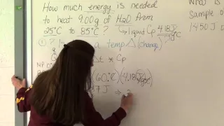 Specific Heat Example Problems