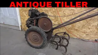 Broken Antique Tiller tear down, can it be saved?