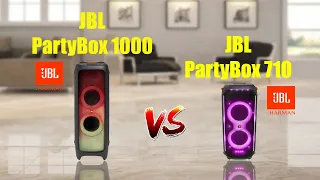 JBL PartyBox 1000 vs JBL PartyBox 710 Comparison
