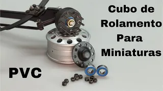 CUBO DE ROLAMENTO DE PVC PARA MINIATURA RC