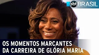 Carreira de Glória Maria no jornalismo durou mais de 5 décadas | SBT Brasil (02/02/23)