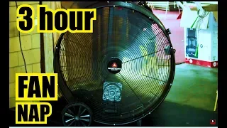 INDUSTRIAL FAN SOUNDS 3 Hour FAN NAP to Barrel Fan Noise