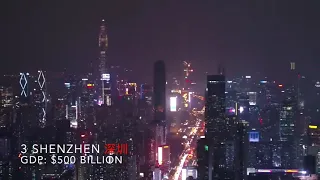To 10 The Richest Cities In The China.中国十大最富有城市