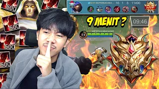 ALDOUS 500 STACK 9 MENIT DI MYTICAL IMMORTAL ?! - Mobile legends