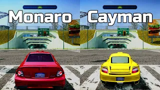 NFS Most Wanted: Vauxhall Monaro VXR vs Porsche Cayman S - Drag Race