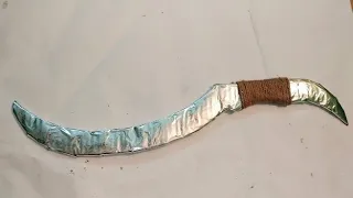 How to make Baycu Noyan Dagger with cardboard | Noyan Sword/knife making|Easiest way|Baycu Noyan #17