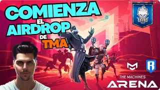 🔥 Todo lo que debes saber sobre el AIRDROP de The Machines Arena + como farmear el token $TMA ?