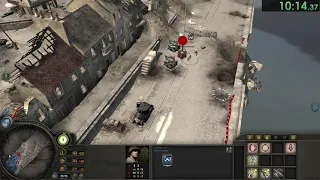 Company of heroes Cherbourg% Normal Speedrun (38:40.90)