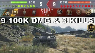 BZ-72-1 9 100K dmg & 3 kills Тhe game was quite intense