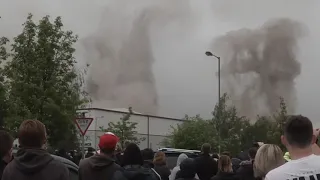 Demolition of Rugeley Power Station Cooling Towers - 6 June 2021