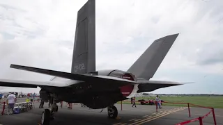 F-35 Lightning II walkaround at Naval Air Station Patuxent River Air Expo 2018