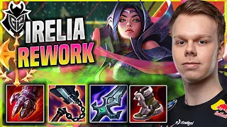 WUNDER IS INSANE WITH IRELIA REWORK! - G2 Wunder Plays Irelia TOP vs Sett! | Patch 11.14