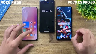 POCO X5 PRO 5G VS POCO F3 5G - FIRST SPEED TEST