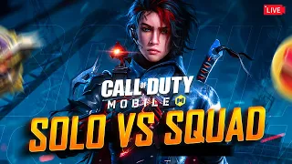 LEGENDARY SOLO VS SQUADS IN COD MOBILE - ISPLYNTR LIVE