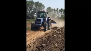 Landini 10000 aratura 07 Agosto 2016