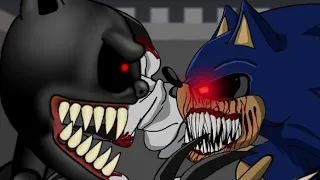 Cartoon Cat VS Sonic EXE  Intense Battle Dc2