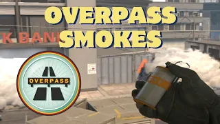 10 Must-know Overpass Smokes in CS2 (2024)