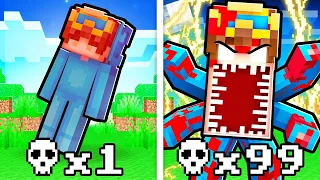 Minecraft But DEATHS = SCARY