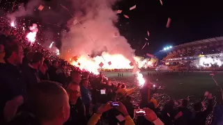 Aris Boca Juniors 1-0 - Teams Entrance-