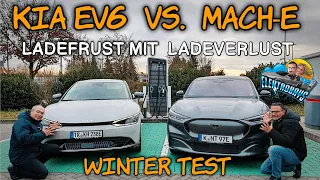 Kia EV6 vs Mustang MachE mit Großer Überraschung an der Ladesäule !