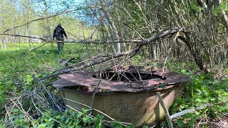 Забрали огромную запчасть от Бульдозера. Полный прицеп! Коп металлолома / Металлокоп