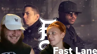 Fast Lane Ft Eminem & Royce Da 5'9 - Bad Meets Evil (UK Hip Hop Couple Reacts)