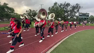 Abramson Sci Academy marching in to the beat the leap battle of the bands