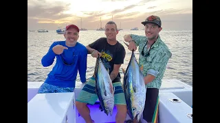 Tuna fishing dolphins stick bait Costa Rica